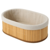 Cesto_ Bambu_ Com _Forro _28X12cm _Bono _Home